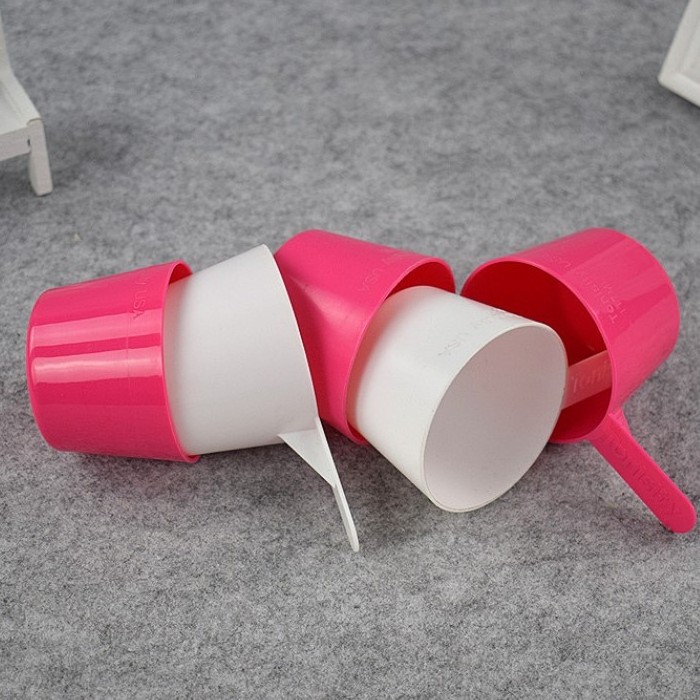 Creative powder dosage scoop 100cc short handle medicine spoon disposable plastic scoop 50g spoon