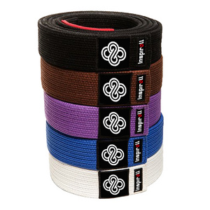 top quality pearl weave texture Brazilian jiujitsu belt karate belt