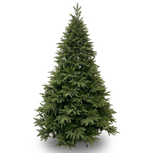 Wholesale PVC PE Mixed 7FT 210cm Giant metal artificial Christmas Tree for outside inside decor, arbol de navidad