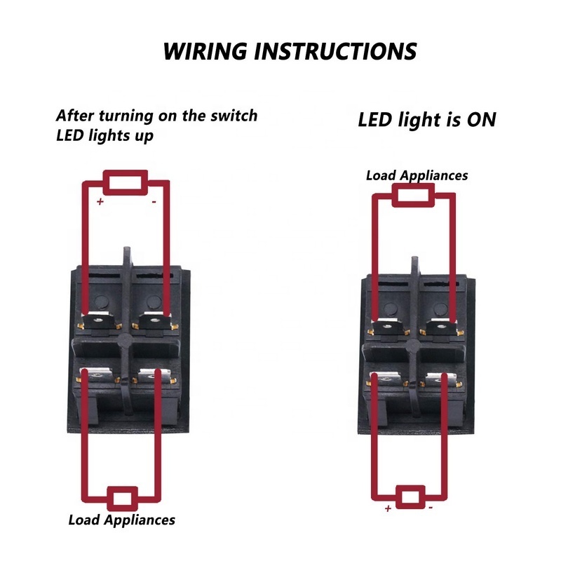 30A 250VAC Big current welding machine kcd4 rocker switches