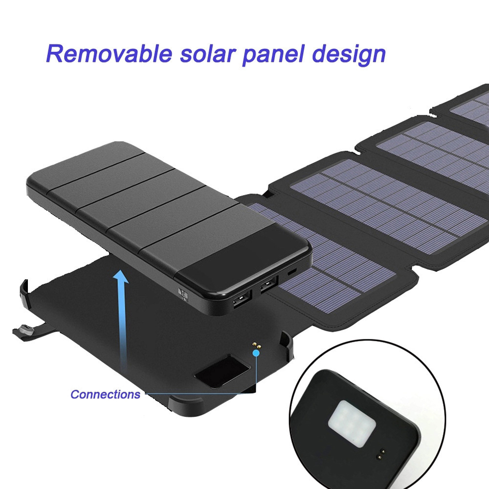 Hot Selling Products in Alibaba Rechargeable Solar Panel Charger Power Bank 8000mAh