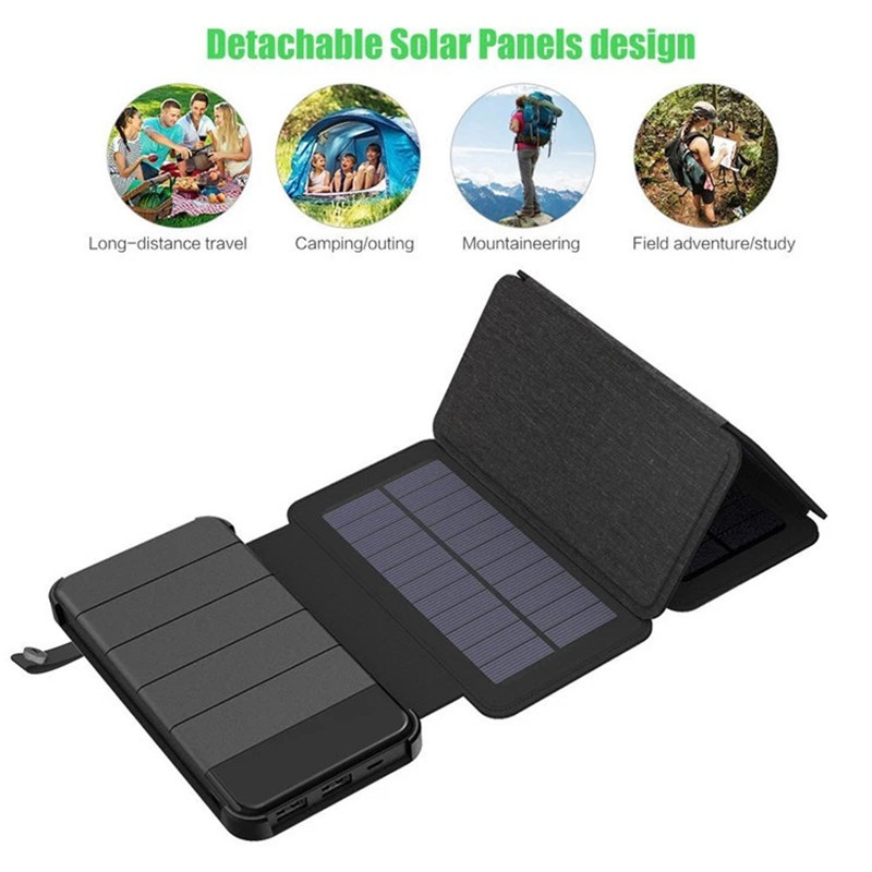 Hot Selling Products in Alibaba Rechargeable Solar Panel Charger Power Bank 8000mAh