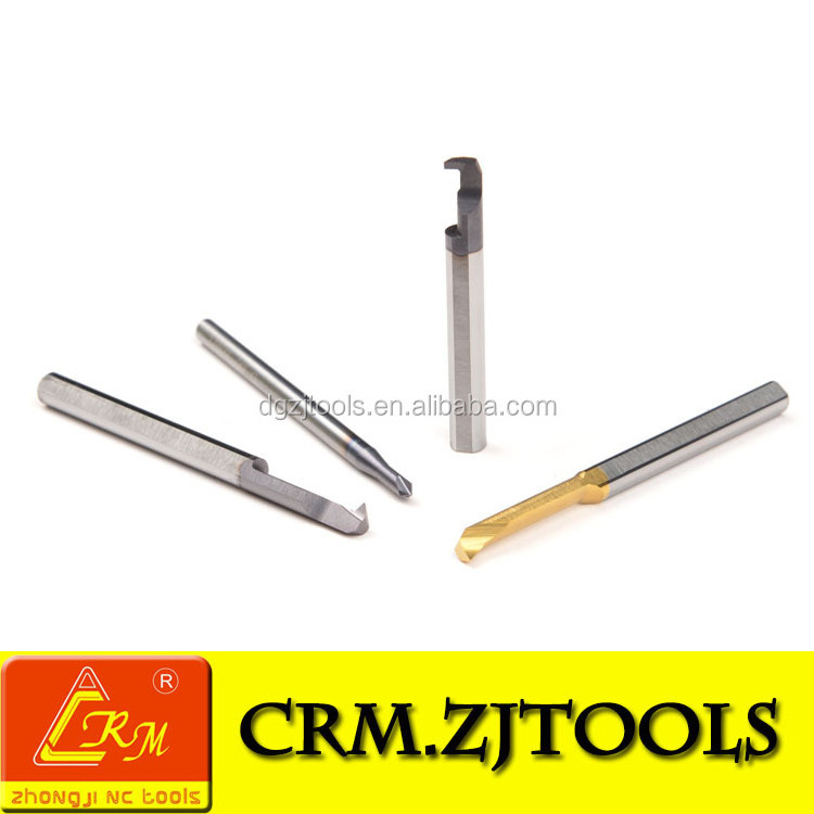 crm zjtools swiss type lathe machine holemaking tools solid carbide boring bar