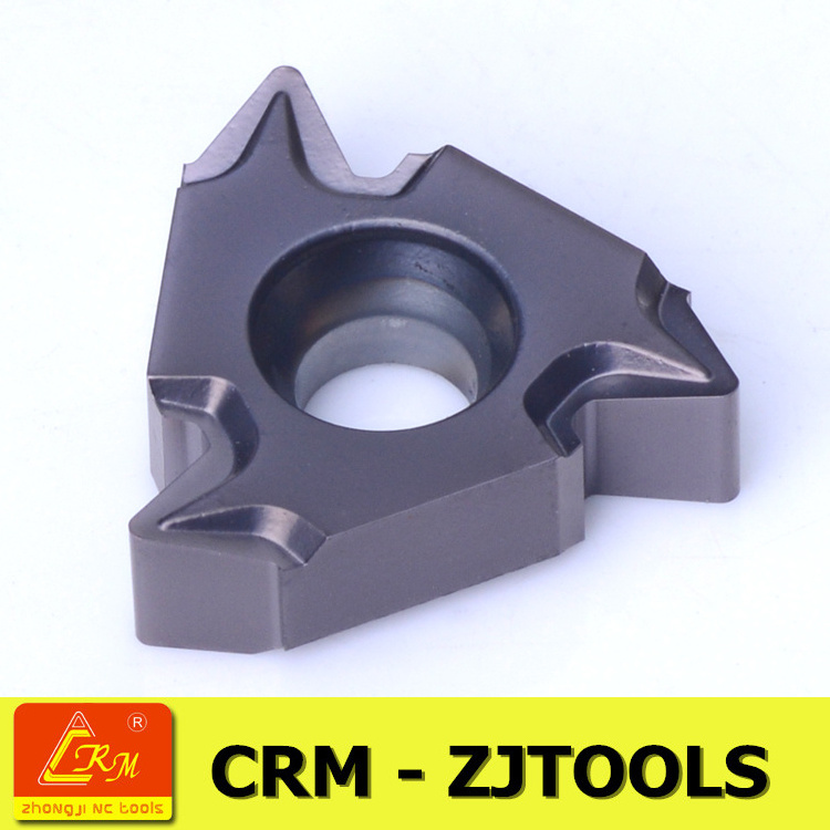 crm zjtools thread insert cutting tool Stainless Steel Processing Turning Tool Inserts