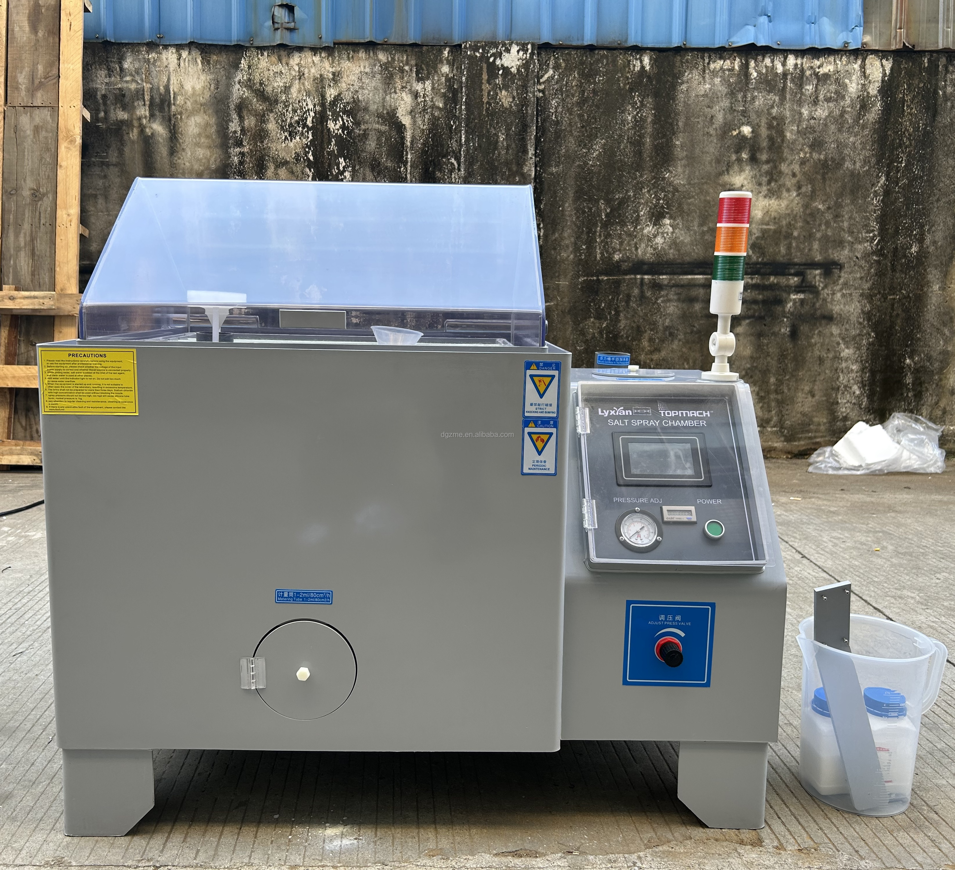 Programmable IEC68-2-52 1996 ACSS Programmable salt corrosion spray temperature and humidity test chamber in electronic area