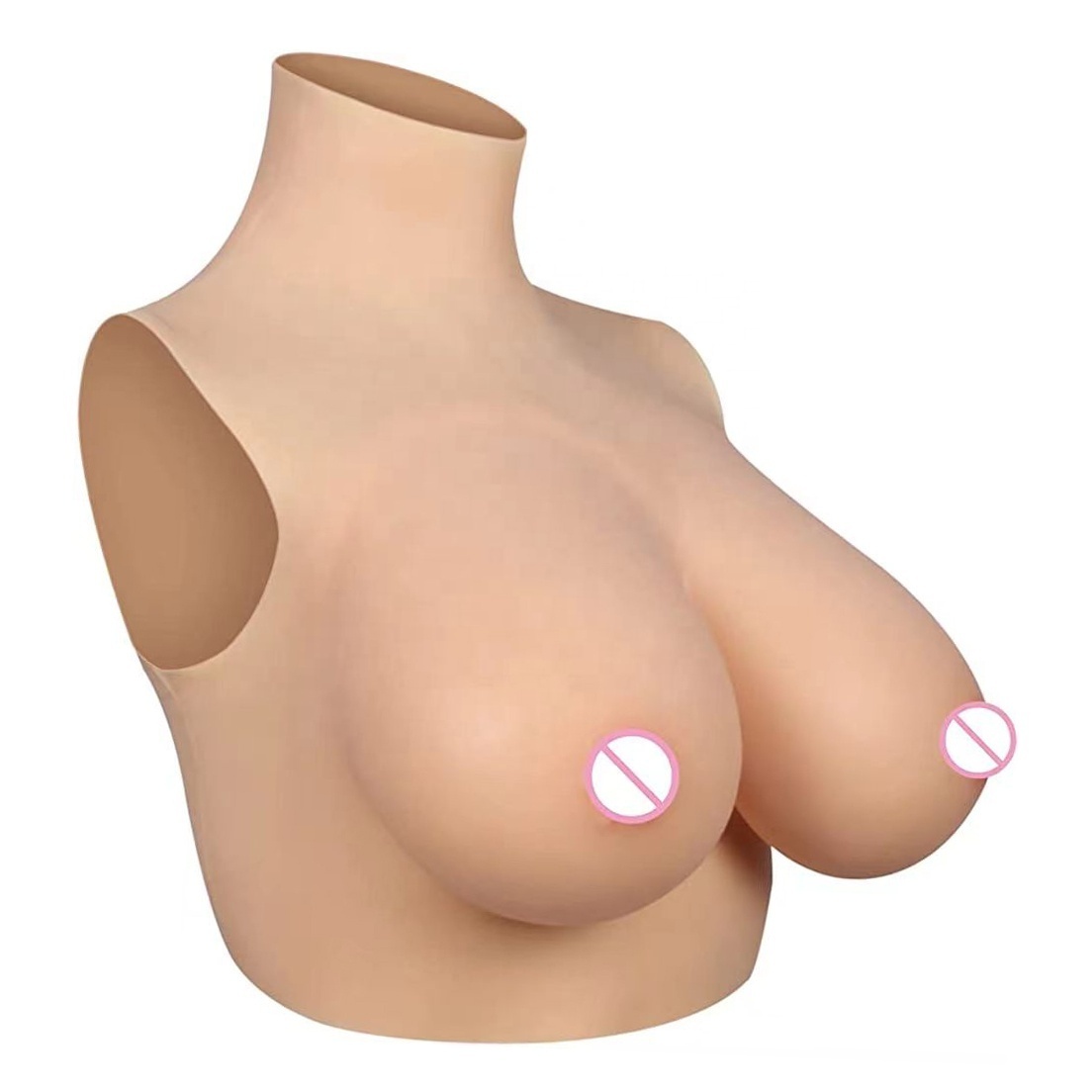 Cotton Filled Breastplate Fake Boobs Breast Plates Crossdressers