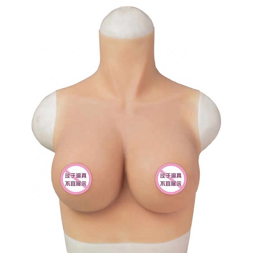 Silicone Filled Breast Plates Fake Boobs Crossdresser Breastplate