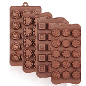 Non-Stick Quick Release Soft Sweets Candy Baking Mould Custom Chocolate Ball Silicone Heart Shape Mold