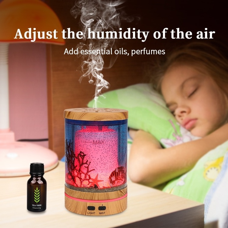 Luxury Ocean Air Anion Aromatherapy Relax And Healthy Nebulizer Essential Oil Aroma Diffusers Humidifier