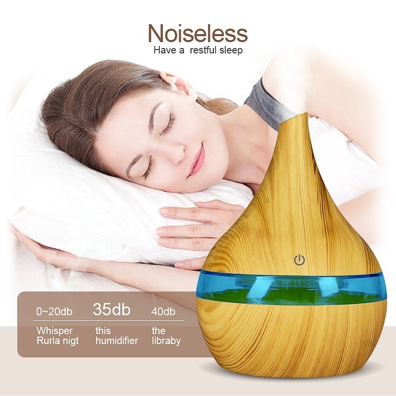 2 in 1 Cool Mist Ultrasonic Humidifiers Wood Grain Air Luxury b2b Marketplace Smart Humidifiers