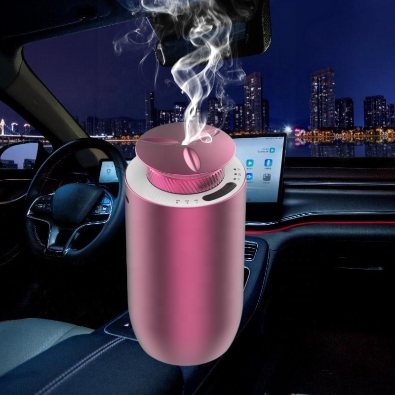 2024 New Product Wholesale Luxury Wireless Mini Portable Usb Essential Oil Scent Machine Waterless Car Aroma Diffuser