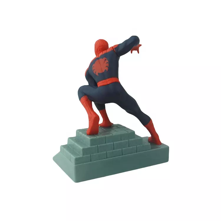 OEM ODM PVC ABS Vinyl Toy Manufacturer Custom Made Plastic PVC ABS Action Figure Spider Man Spiderman Figure Toy Hot Sale Design