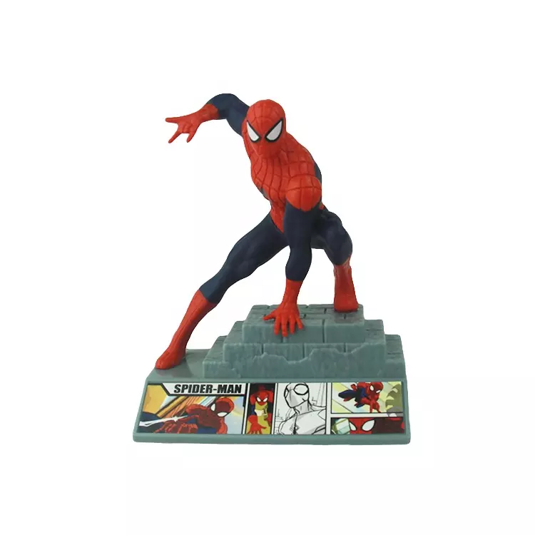 OEM ODM PVC ABS Vinyl Toy Manufacturer Custom Made Plastic PVC ABS Action Figure Spider Man Spiderman Figure Toy Hot Sale Design