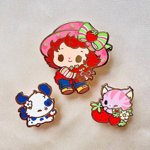 Custom Wholesale High Quality Dye Black Metal Cute Kawaii Hard Soft Enamel Badge Lapel Pins for Clothes Hat Bag