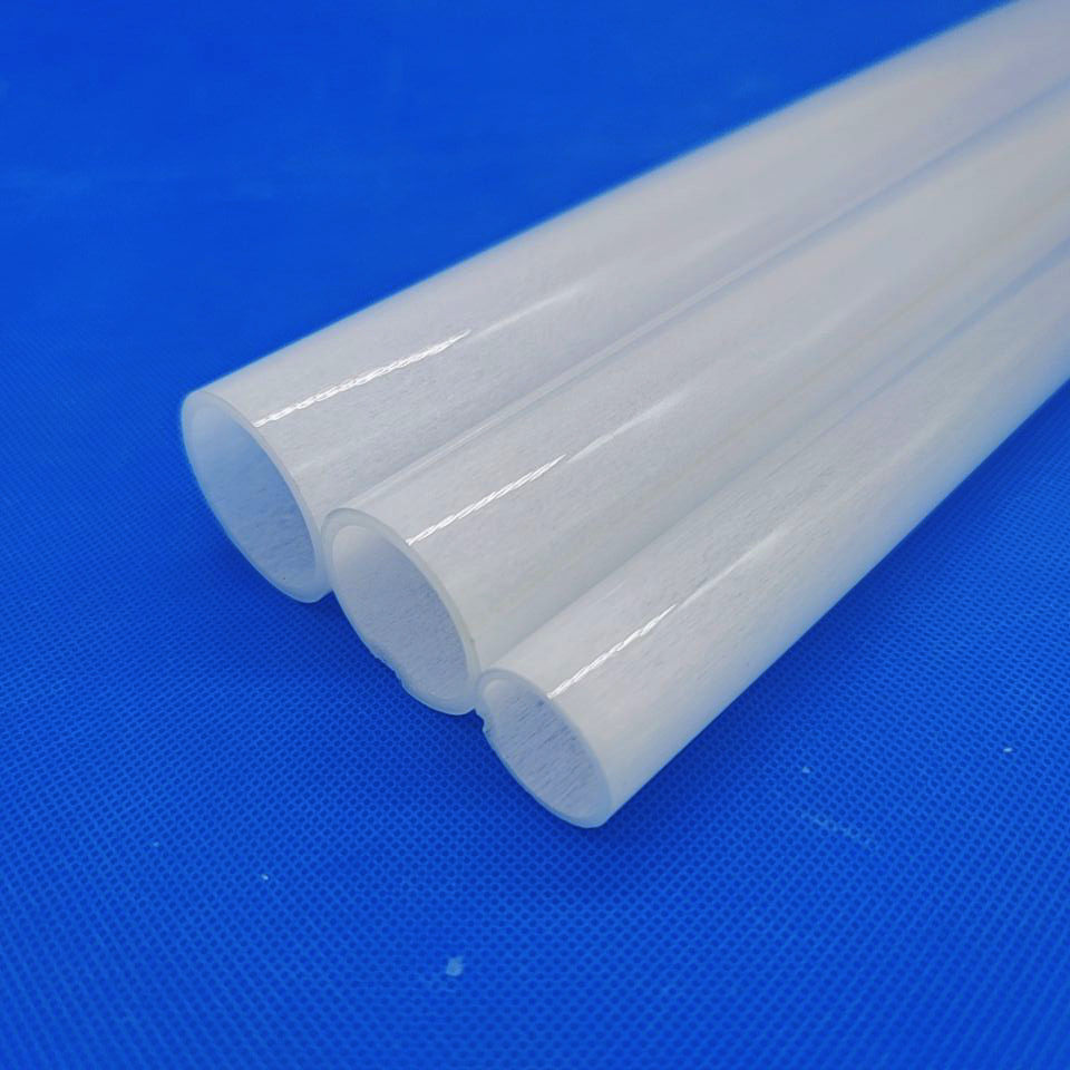 milky white quartz glass tube  heat resistant quartz glass pipe