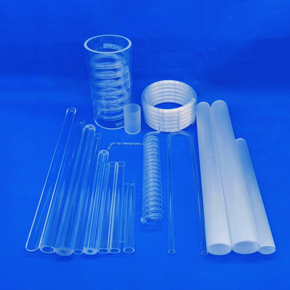 milky white quartz glass tube  heat resistant quartz glass pipe