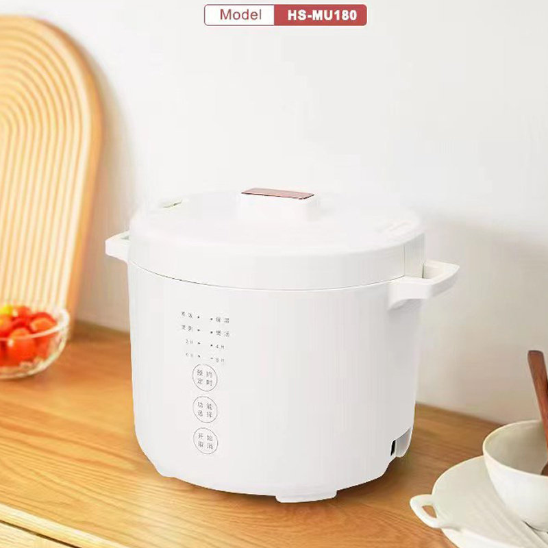 Household Rice Cooker Electric Cooker Electric Portable Multi Purpose 1.8l Stainless Steel Cylinder Mini Rice Hervester Machine