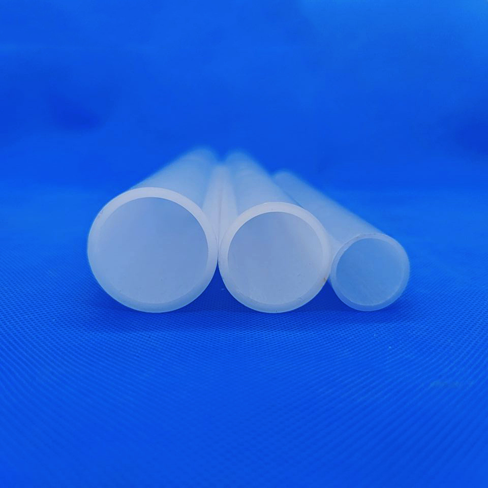 milky white quartz glass tube  heat resistant quartz glass pipe