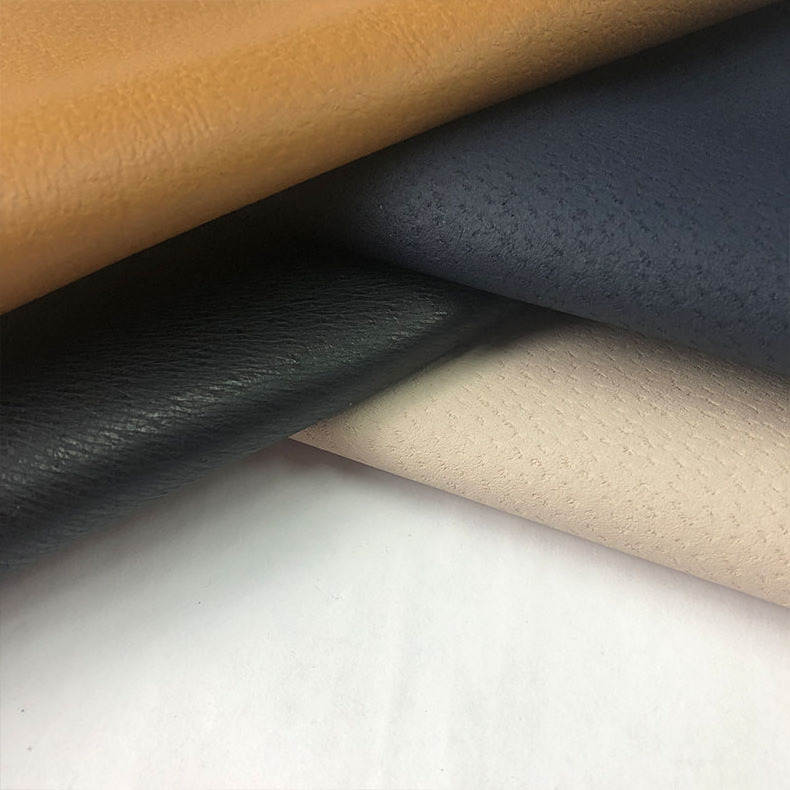 PU synthetic leather fabric with coated backing material for shoes lining customized