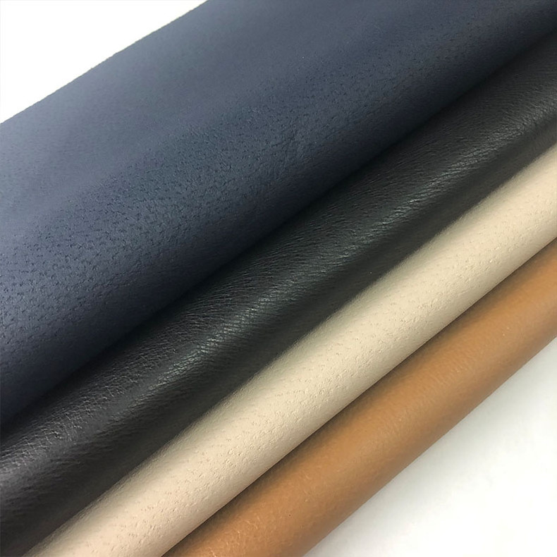 PU synthetic leather fabric with coated backing material for shoes lining customized