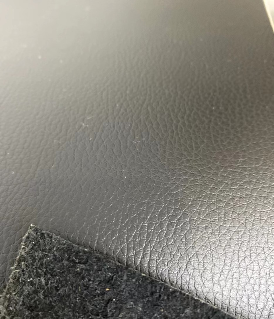 Soft Pu synthetic leather fabric for shoes lining with flocking backing Customized