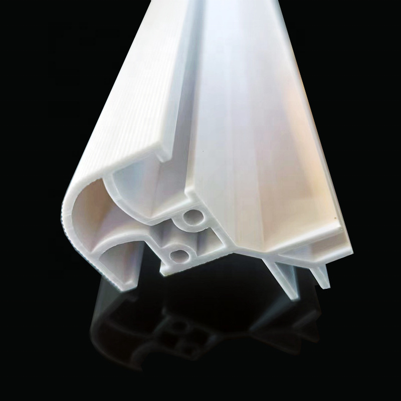 Custom PP PC PS ABS PVC Profile Extruded Plastic Strip Useful for Moulding and Building Construction