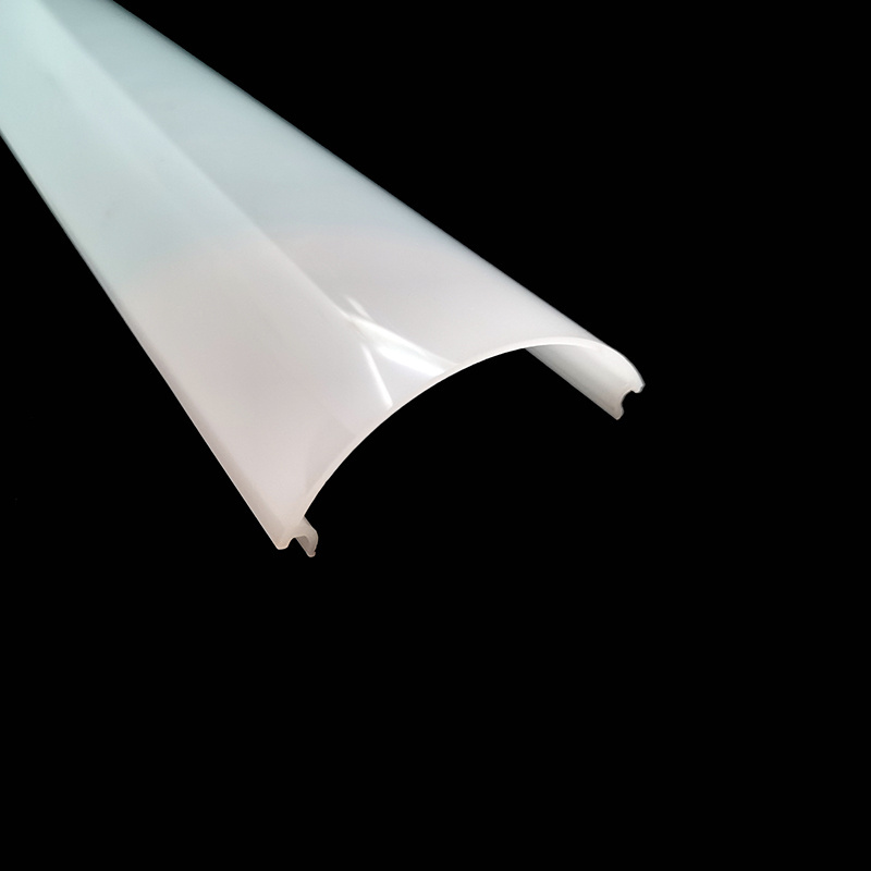 White Plastic polycarbonate cover for led linear lamp shade