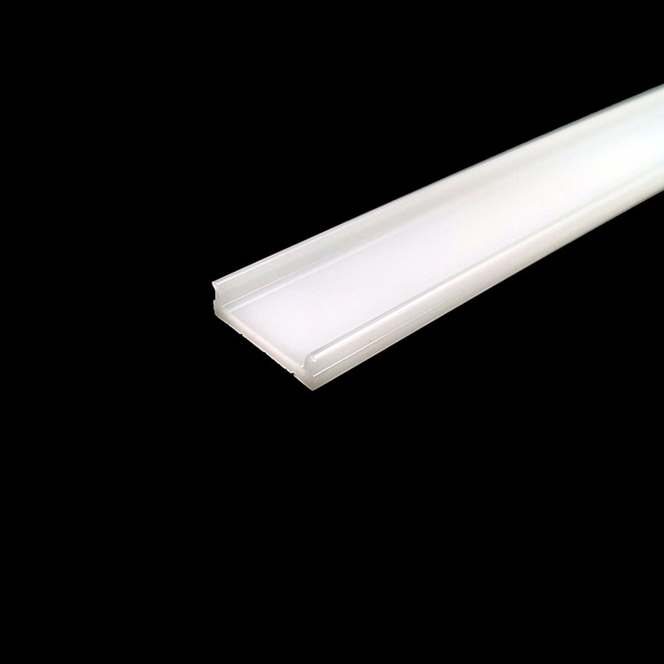 Custom PC PMMA Plastic Extrusion Acrylic LED Linear Lamp Shades Diffuser Light Covers