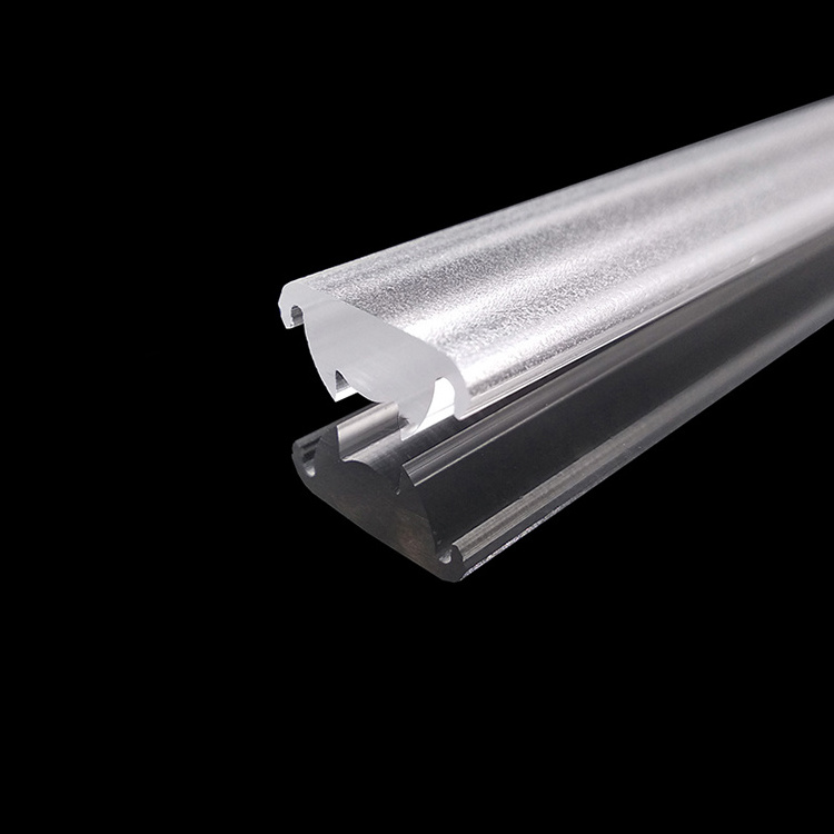 Extrusion Craft Blackboard Lighting Acrylic PMMA Linear Lens Lamp Covers & Shades For Classroom