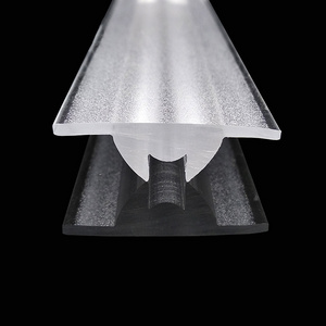 Extrusion Craft Blackboard Lighting Acrylic PMMA Linear Lens Lamp Covers & Shades For Classroom