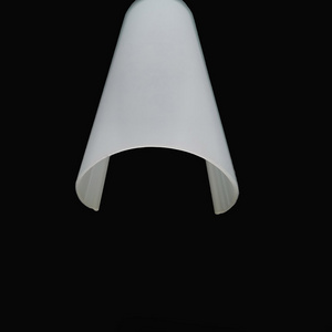 Frosted White PC Lampshade Diffuser Strip Light Cover for Housing Ceiling Lighting Transparent Custom Plastic Modern Round