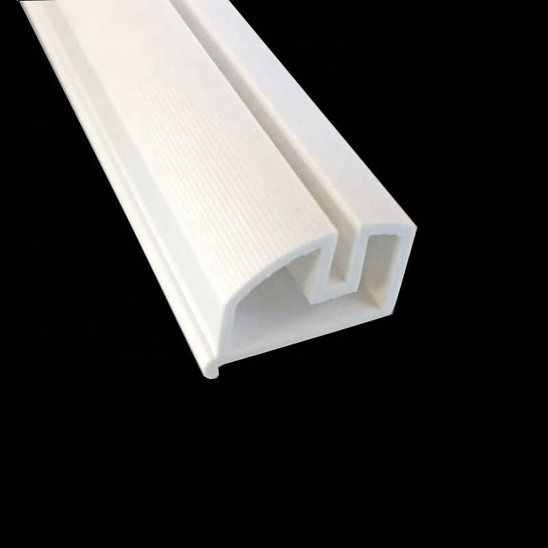 Custom PP PC PS ABS PVC Profile Extruded Plastic Strip Useful for Moulding and Building Construction