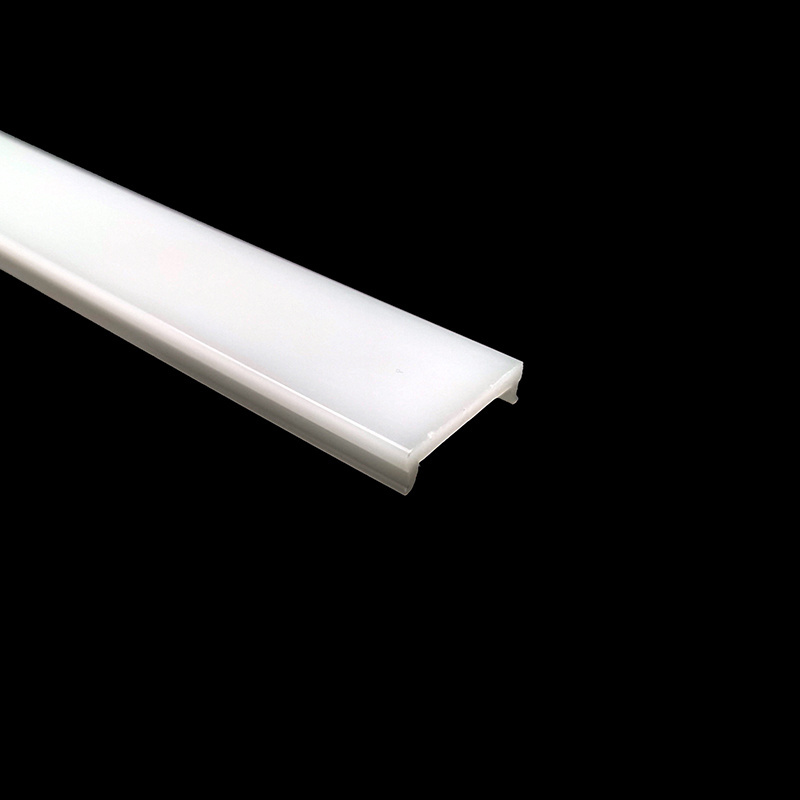 Custom PC PMMA Plastic Extrusion Acrylic LED Linear Lamp Shades Diffuser Light Covers