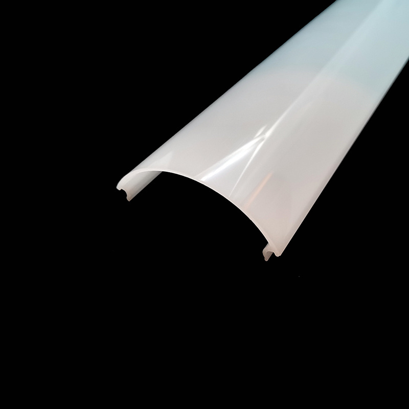 White Plastic polycarbonate cover for led linear lamp shade