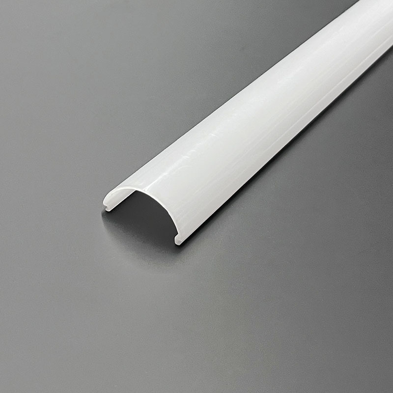 Modern Design Customized Extrusion Lighting Diffuser Linear PC PMMA Lamp Shade Plastic Cover For Bathroom LED Light