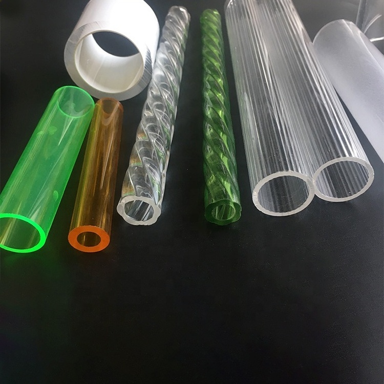 Various Diameter Extruded Acrylic Pipe Optical Medical and Food Grade Plastic Round Tube Large Clear Cast Acrylic Tube