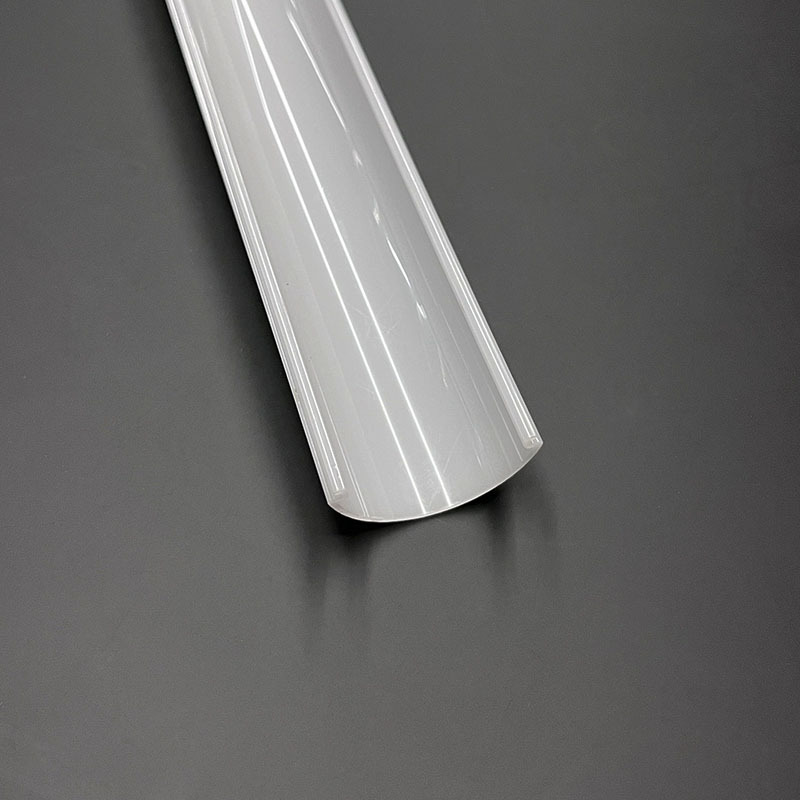 Modern Design Customized Extrusion Lighting Diffuser Linear PC PMMA Lamp Shade Plastic Cover For Bathroom LED Light