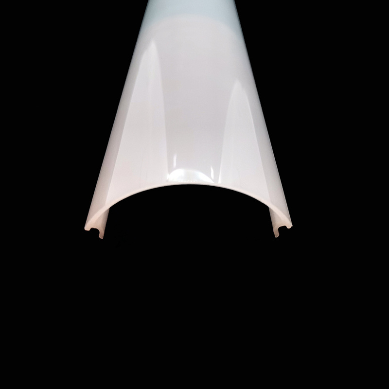 White Plastic polycarbonate cover for led linear lamp shade