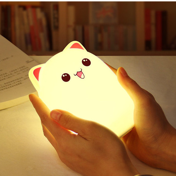 Top selling USB remote control bed sensor light silicone pat night light for baby for feeding