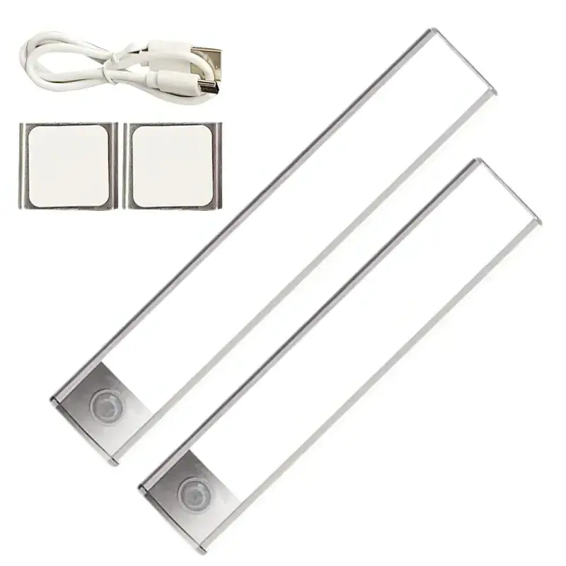 Indoor Usb Magnet Motion Sensor Wireless Kitchen Curio Under Cabinet Led Lighting Strip Light For Kitchen Cabinet