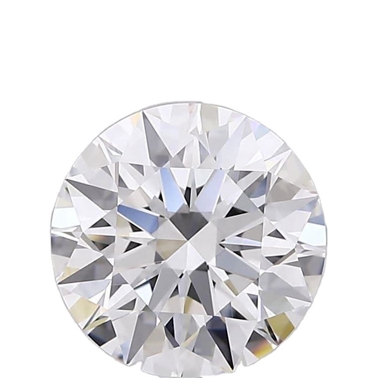 Moissanite Clarity 2.04 D VVS2  round brilliant ideaA cut lab diamond with IGI certificate