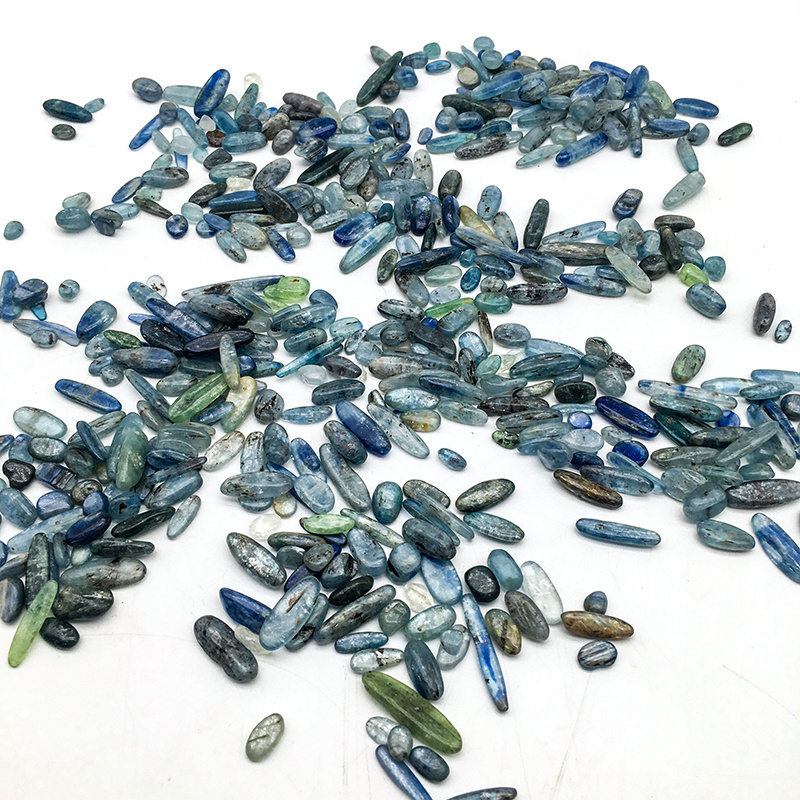 wholesale natural quartz gemstone Crystal kynaite Chips Crystal Healing Stone Kynaite chips Spiritual Crystal Bulk Gravel