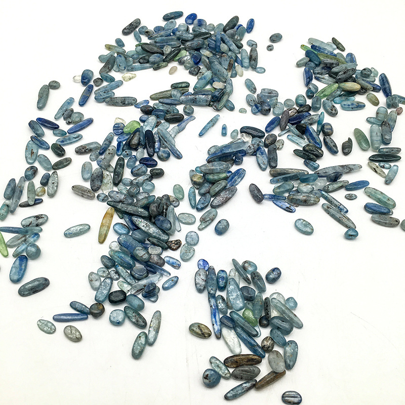 wholesale natural quartz gemstone Crystal kynaite Chips Crystal Healing Stone Kynaite chips Spiritual Crystal Bulk Gravel