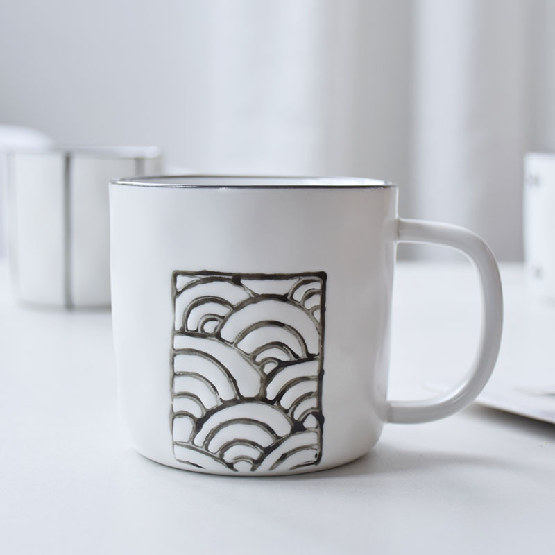 Japanese Style Stocked Eco Friendly Cups Drinkware Ceramic Coffee Mug