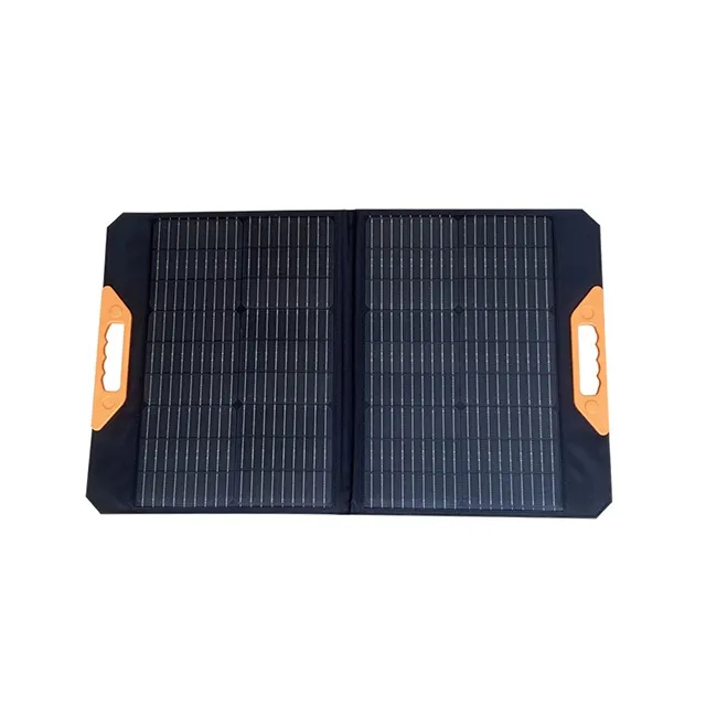 Dihe Portable Foldable Solar Panel 23.5% Efficiency 50W for Portable Power Station Laptops Motorhome RV