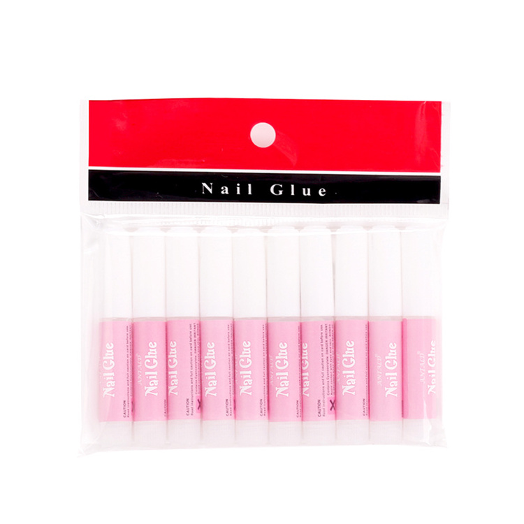 Wholesale 2g Nail art Glue False Nail Tips Decoration Professional brush on nail glue