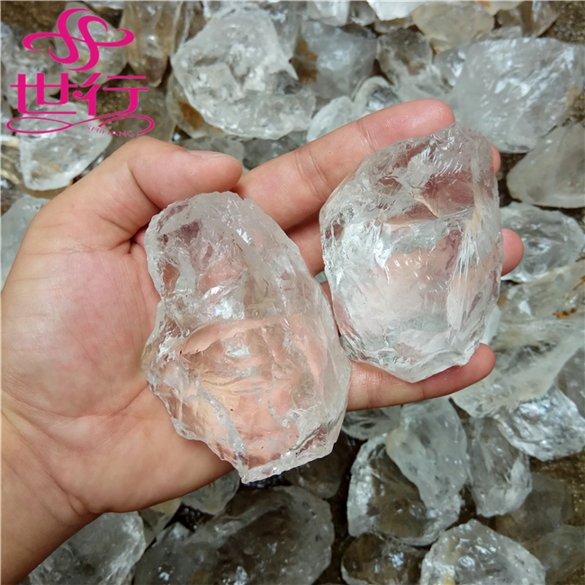 Wholesale cheap natural clear crystal rough gemstones bulk for gemstone making