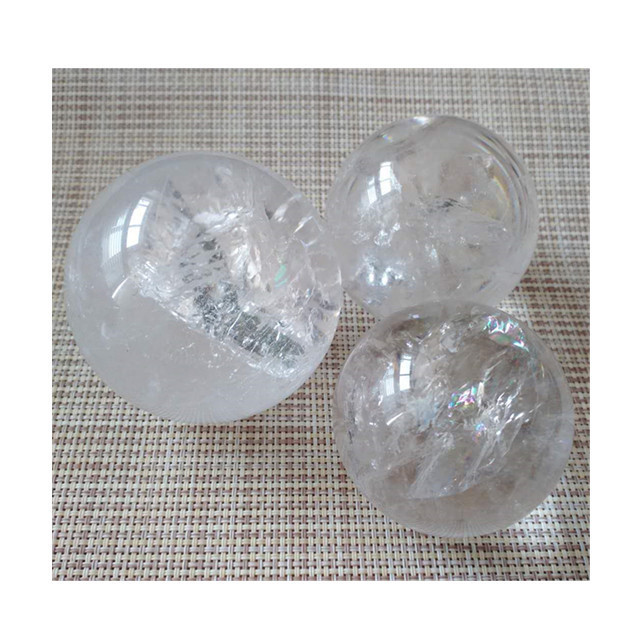 Wholesale Natural Quartz balls clear Crystal sphere healing cristal stone for  home decoration