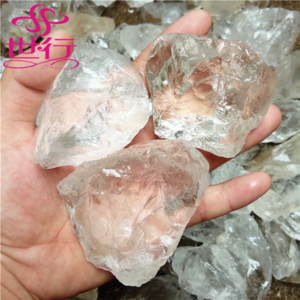 Wholesale cheap natural clear crystal rough gemstones bulk for gemstone making