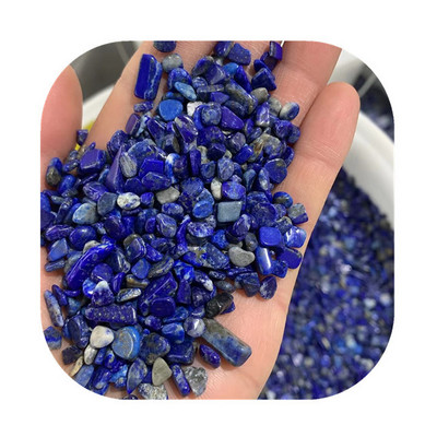 New arrivals high quality 5-7mm loose crystal stone gravels natural blue lapis lazuli crystal chips for gift